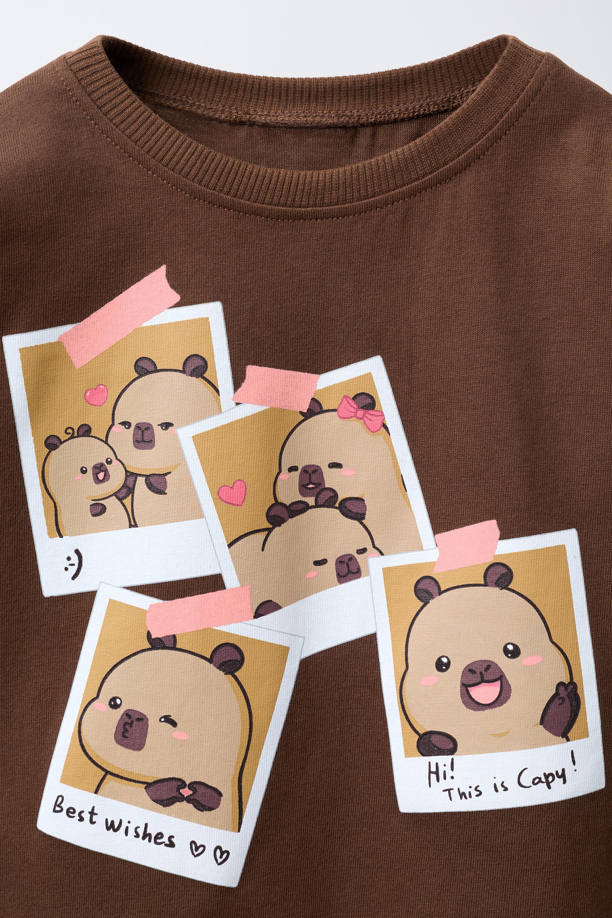 CAPYBARA CAPYFUN © PRINTED T-SHIRT